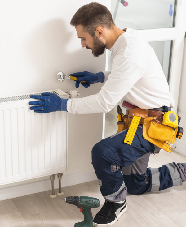 Heizkörper Installation