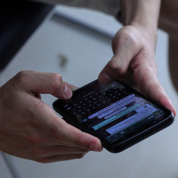 Digital Markets Act - Blick auf einen Messenger