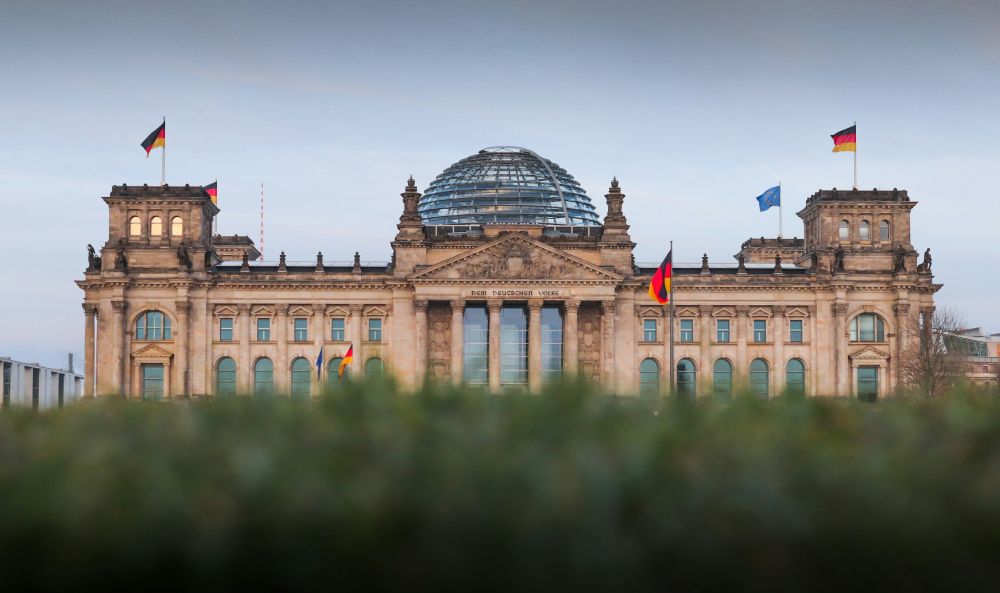 Foto vom deutschen Bundestag