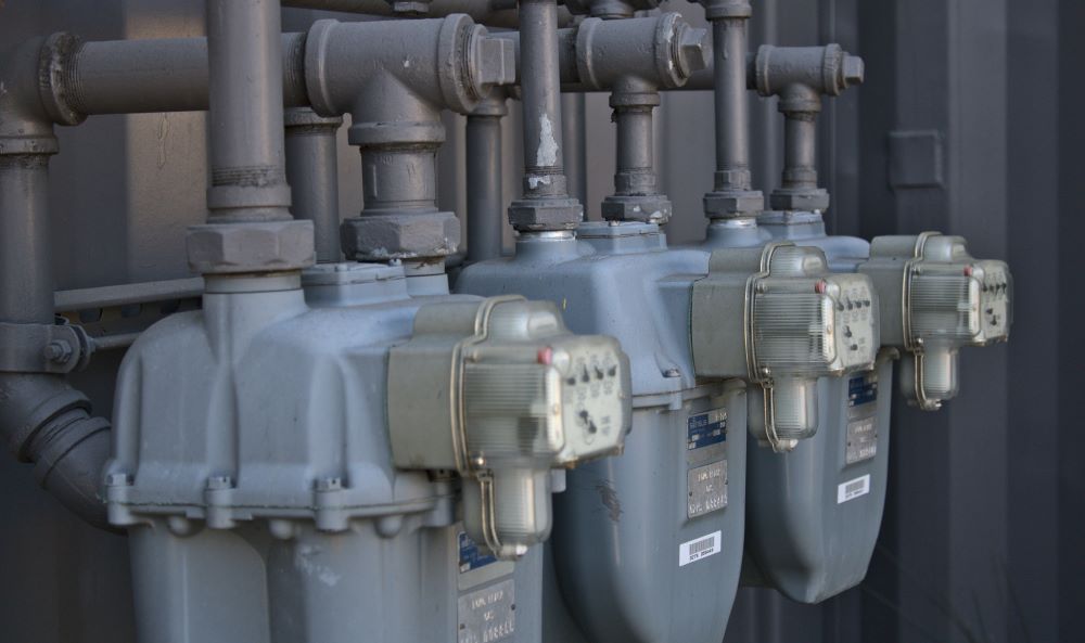 Dieses Bild symbolisiert Lastgang und zeigt mehrere Zähler nebeneinander