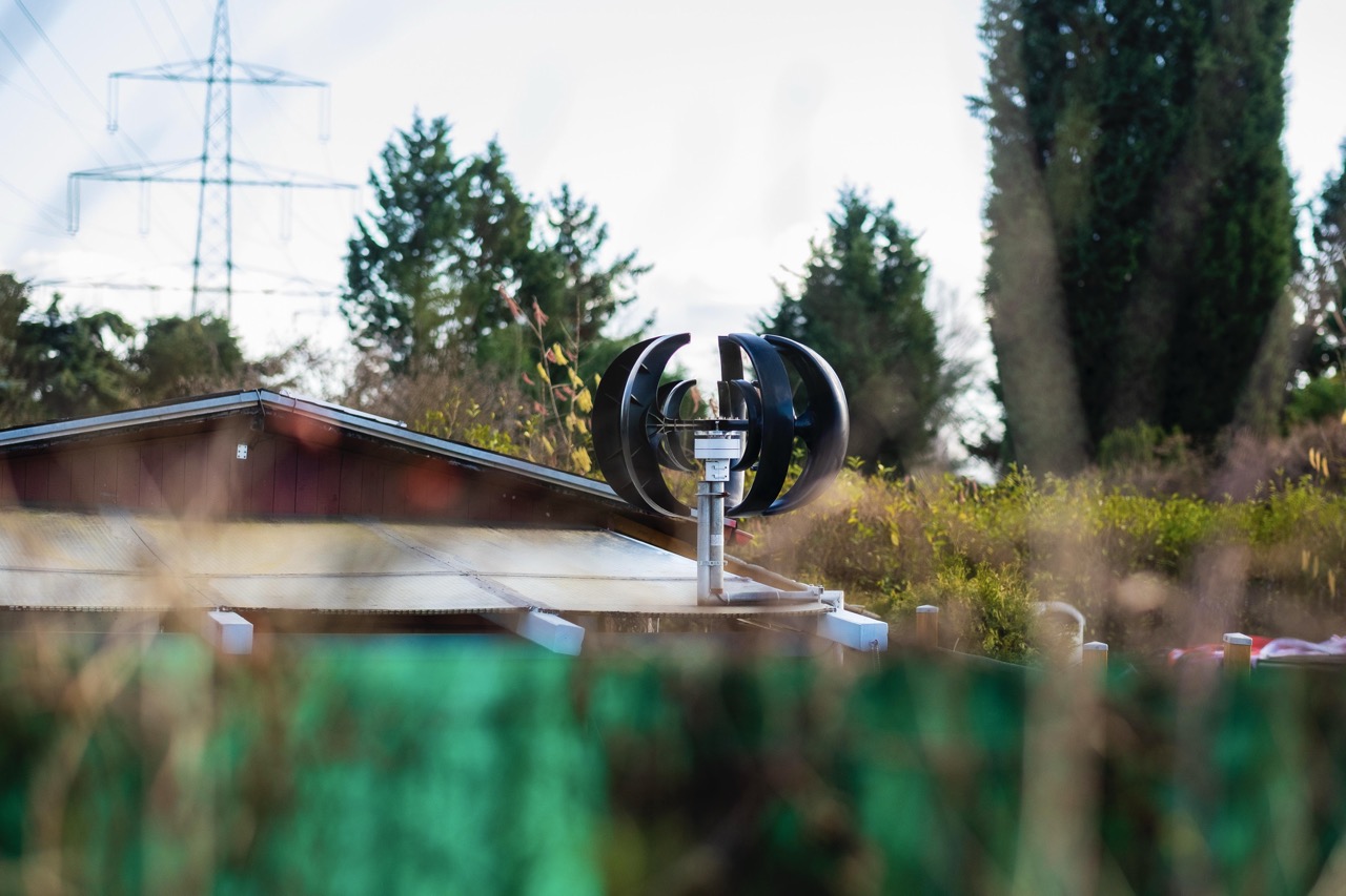 Windkraftanlage für zuhause