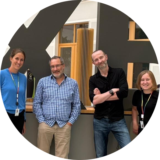 Gruppenbild mit Maren Giebing