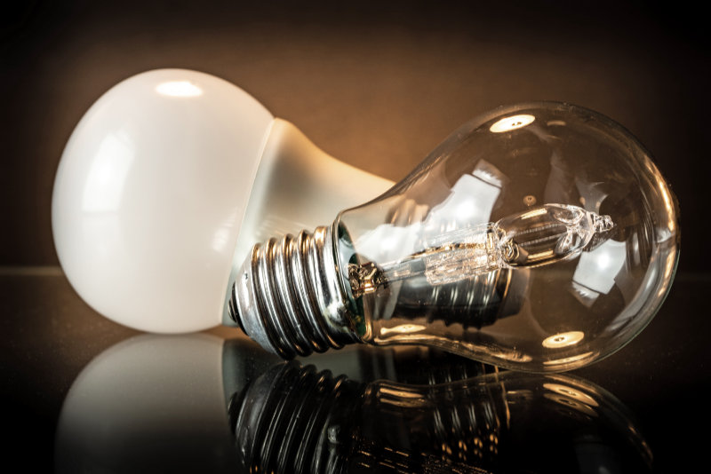 Unterschiedliche Halogenlampen