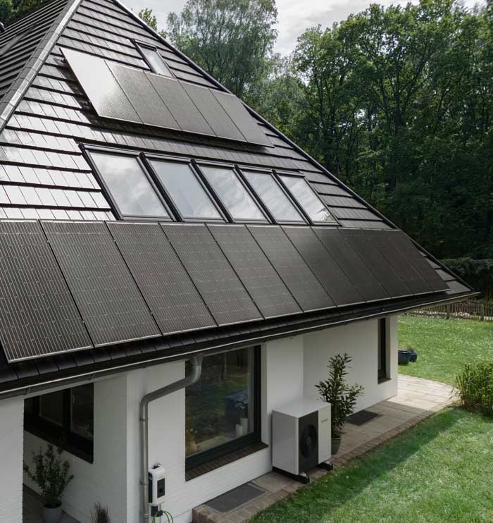 Solarthermie auf dem Dach