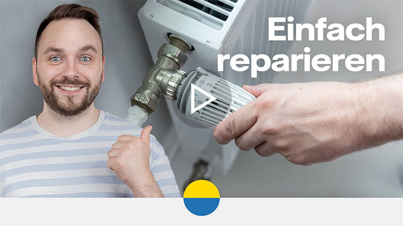 YouTube Thumbnail: Heizung klackert