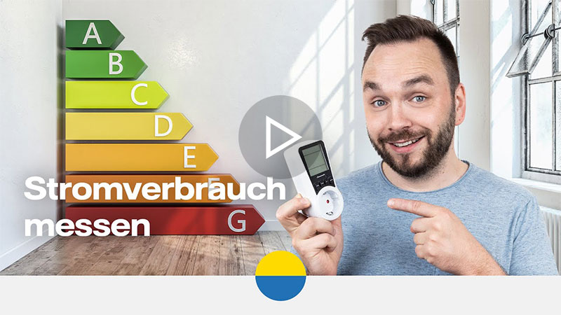 YouTube Thumbnail: Stromverbrauch messen