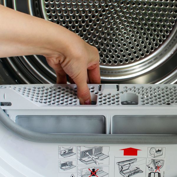 Sieb eines Wäschetrockners