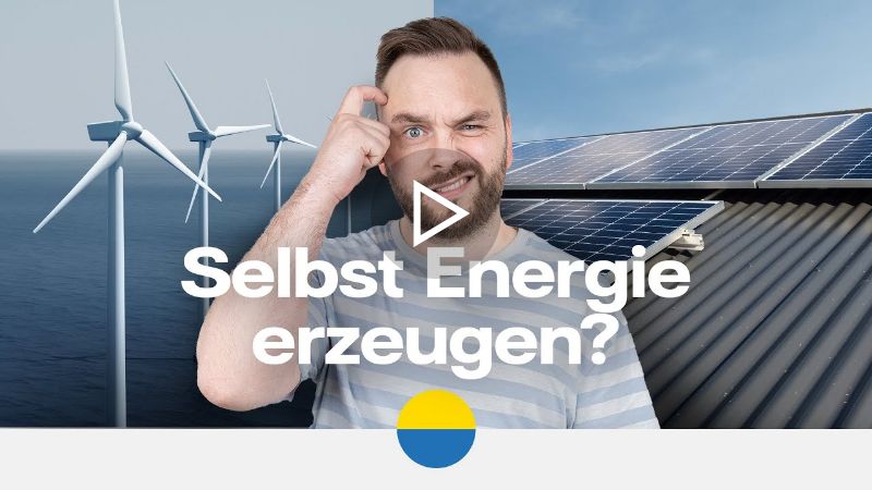 YouTube Thumbnail: Energie selbst erzeugen