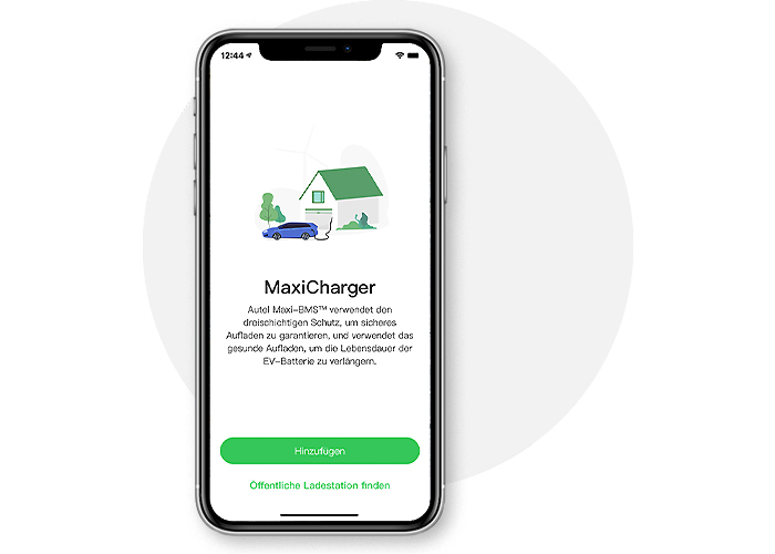 Registrierung der Wallbox starten