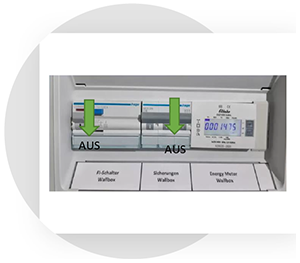 FI-Schutzschalter ausschalten