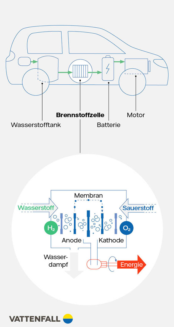Infografik Wasserstoff
