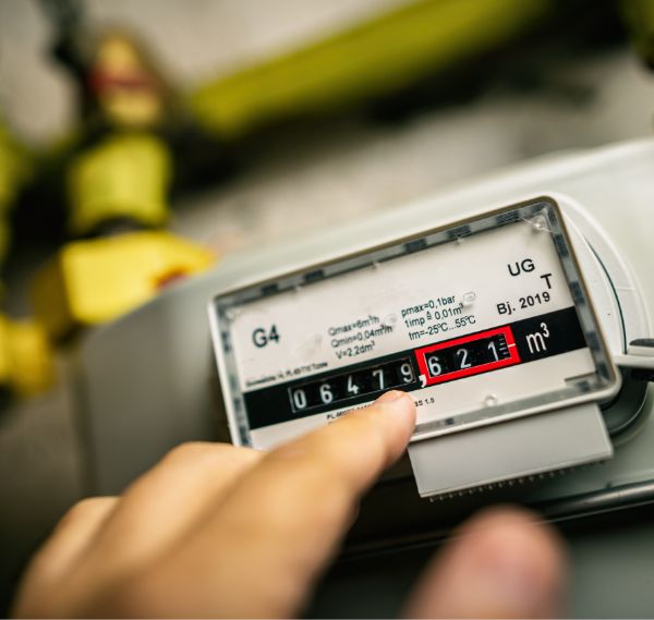 Gaszähler ablesen