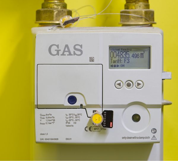 Moderner Gaszähler