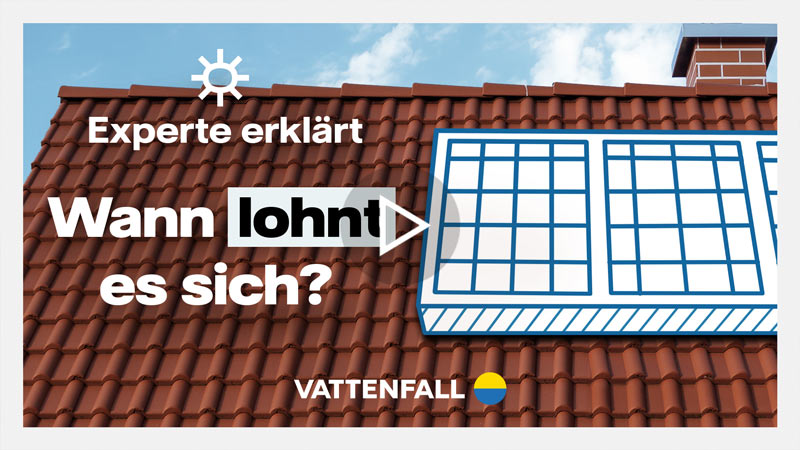 Thumbnail YouTube Wann lohnt sich eine PV-Anlage
