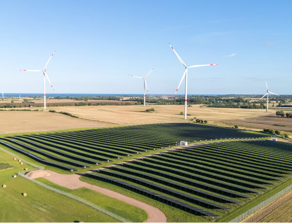 Wind- und Solarenergie