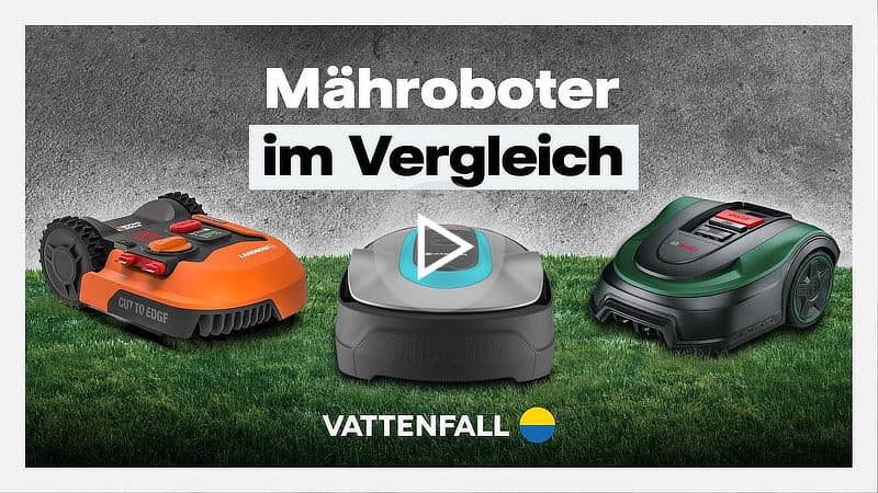 Screenshot zum Video „Mähroboter im Vergleich“