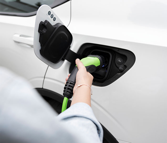 Nahaufnahme Ladestecker