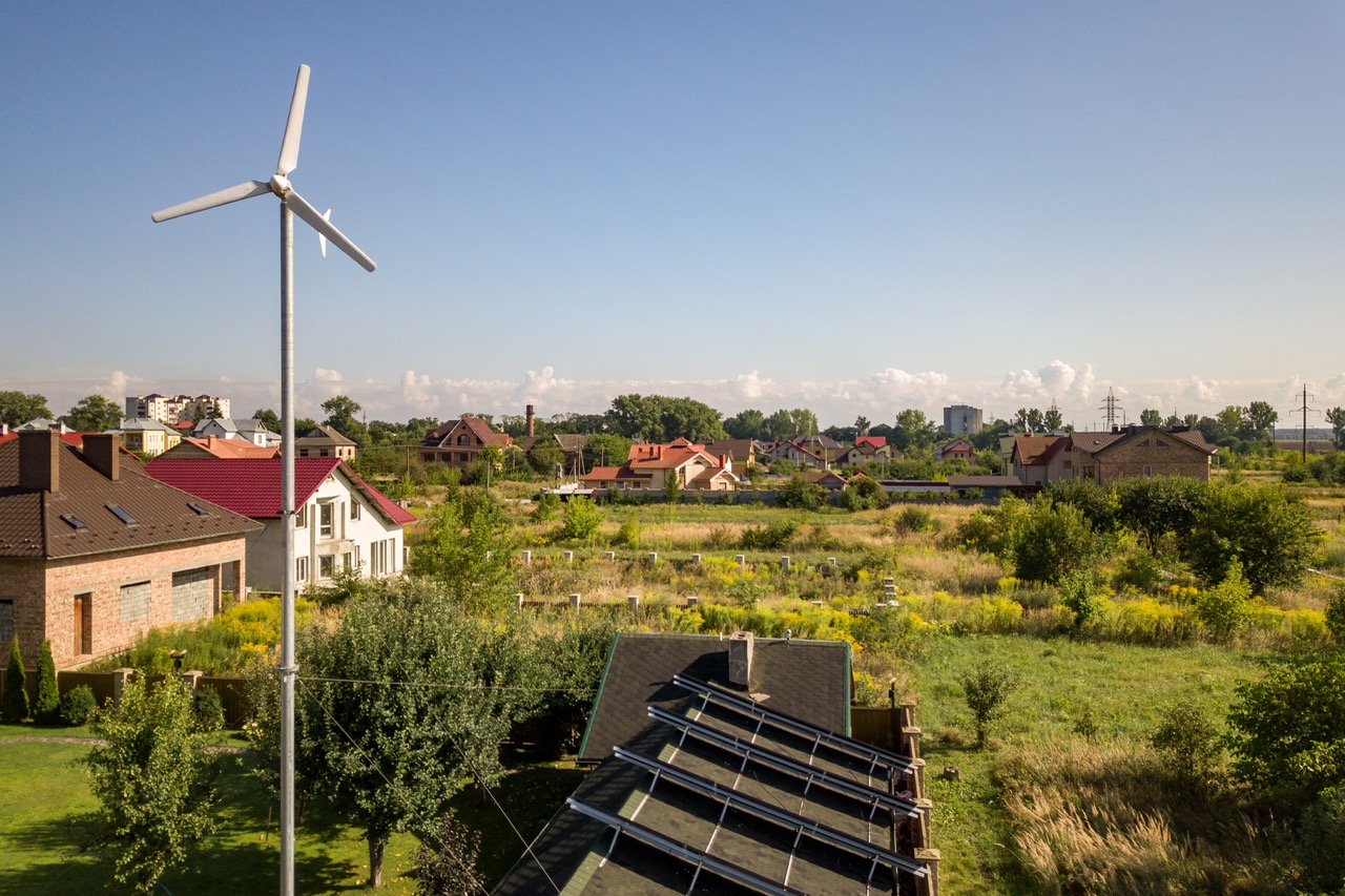 Private Windkraftanlage für zu Hause– erneuerbare Energie nutzen