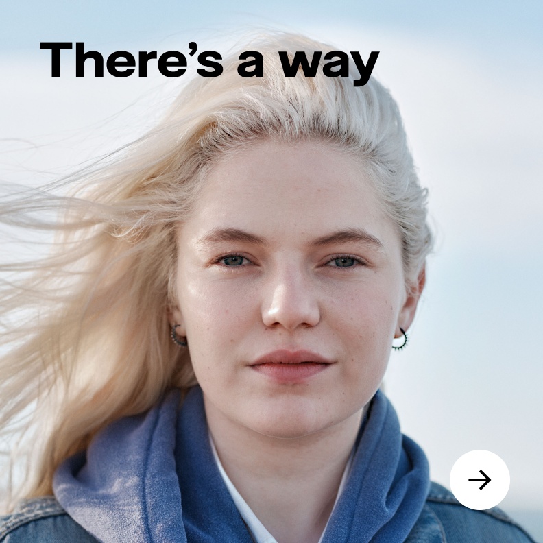 Zur Kampagne "There's a way"