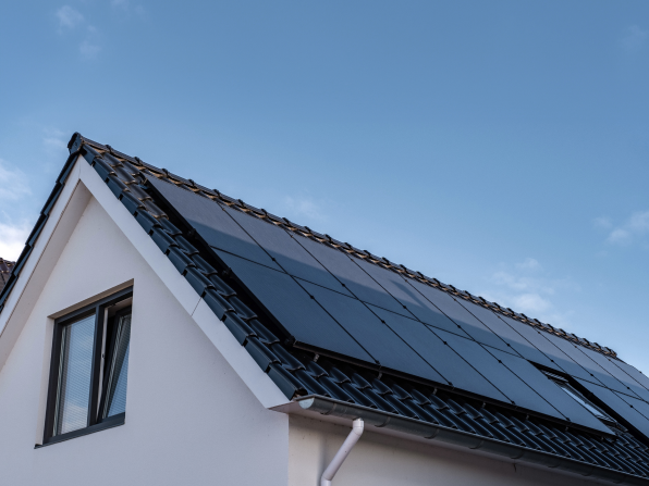 PV-Anlage auf einem Dach