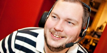Servicemitarbeiter mit Headset
